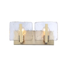 Golden Canada 3164-BA2 BCB-HWG - Golden Lighting Aenon 2-light Vanity in Brushed Champagne Brass
